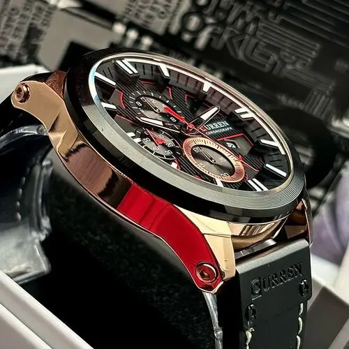 Reloj Curren 8346 Hombre Pulso Cuero - Image 4
